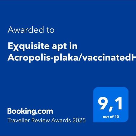 Eχquisite Apt In Acropolis-Plaka/Vaccinatedhost Leilighet Athen Eksteriør bilde